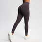 Seamless Solid-color Three-panel High-waist Yoga Wear That Lifts And Sculpts The Hips