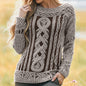 Stylish Personalized Casual Womens Wear With A Crew Neck And Long Sleeves