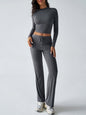 Sports Yoga Style Long-sleeved Straight Pants Casual Suit
