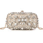 Diamond-studded ladies banquet evening bag