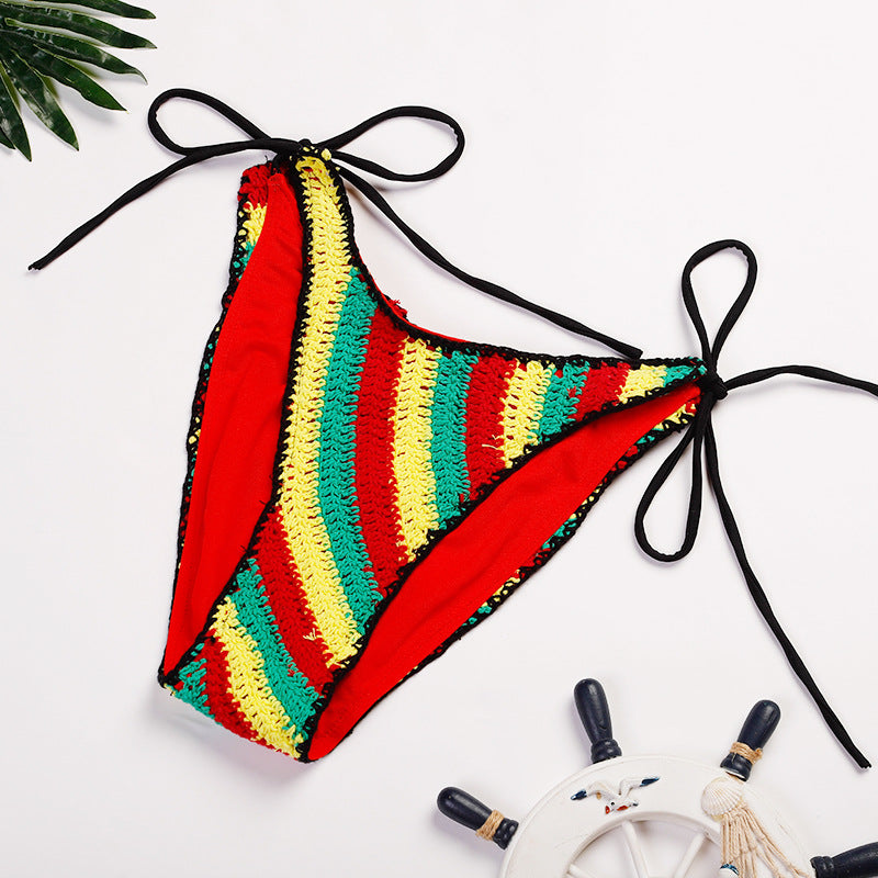 Women's Split Rainbow Beach Vacation Bikini