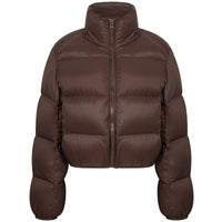 Womens Short Loose-fitting Winter Cotton-padded Coat For Petite Women