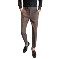 British-style Dapper Mens Dress Pants For Men