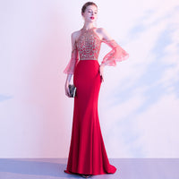Heavy Industry High Quality Textured Luxury Evening Dress For Women
