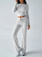 Sports Yoga Style Long-sleeved Straight Pants Casual Suit