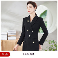 New Temperament Leisure Formal White Blazer For Women
