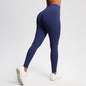 Seamless Solid-color Three-panel High-waist Yoga Wear That Lifts And Sculpts The Hips