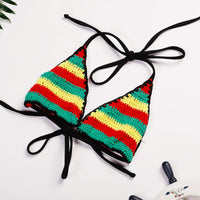 Women's Split Rainbow Beach Vacation Bikini