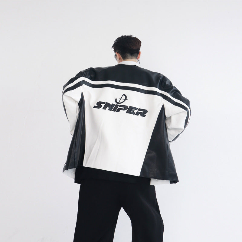 Luxury Fashion Brand Motorcycle Coat