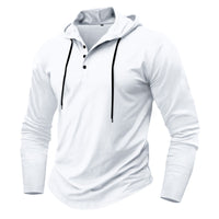 Sports Fitness Hooded Long Sleeve Top Men