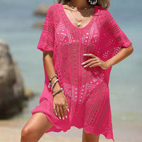 Crochet Bikini Seaside Vacation Smock Dress