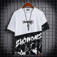 Net Celebrity Hair Stylist, Trendy Brand, Light Luxury Men's Clothing, Short-sleeved Men