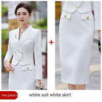 New Temperament Leisure Formal White Blazer For Women