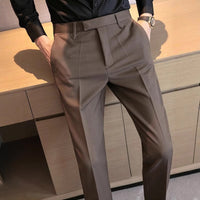 British-style Dapper Mens Dress Pants For Men