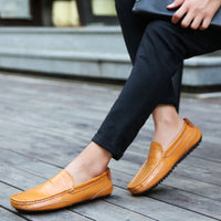 Men Loafers Slip On Formal Comfortable Soft Shoes