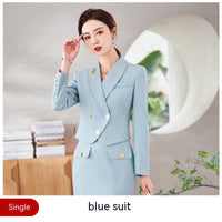 New Temperament Leisure Formal White Blazer For Women
