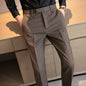 British-style Dapper Mens Dress Pants For Men